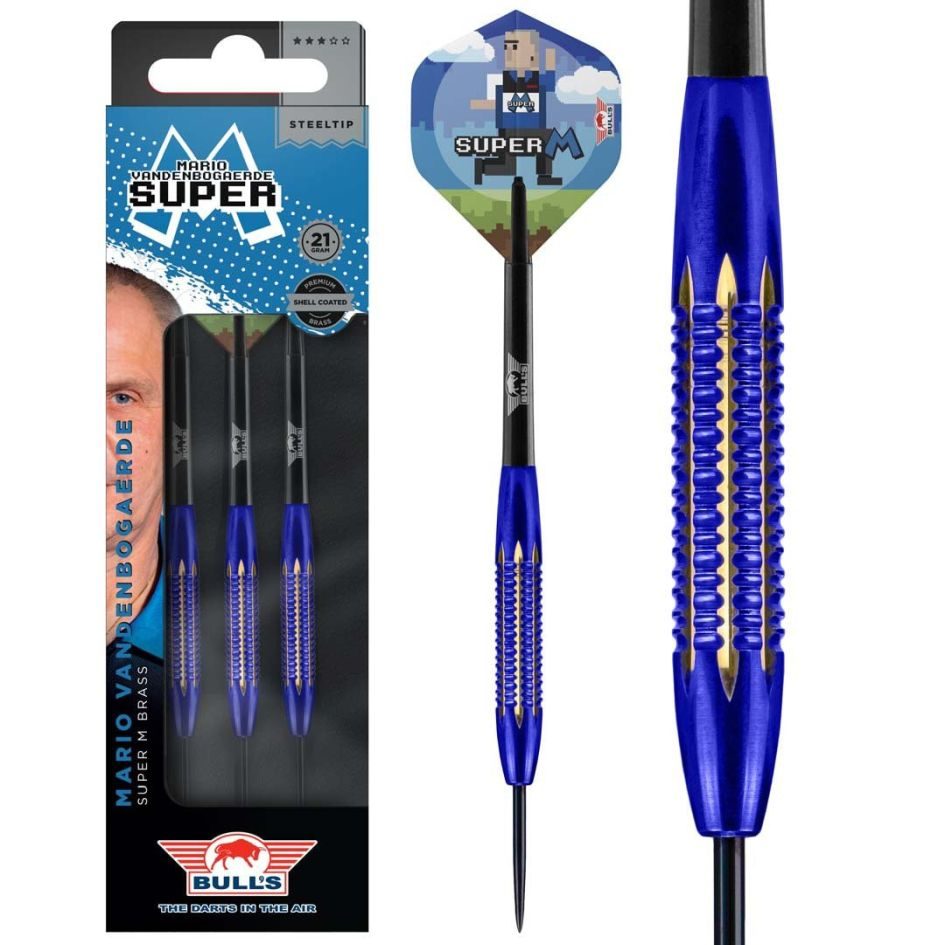 Bull's Mario Vandenbogaerde Dartset Coated Brass 21g