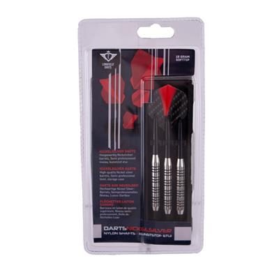Longfield Darts Set Nickelsilver Softtip 18g - Perfect voor Beginners