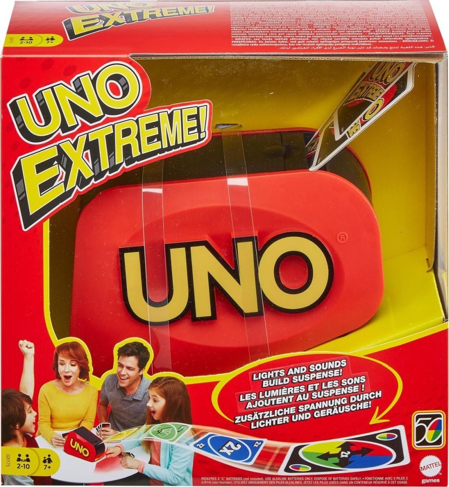 UNO Extreme Refresh - Jeu de cartes dynamique et amusant