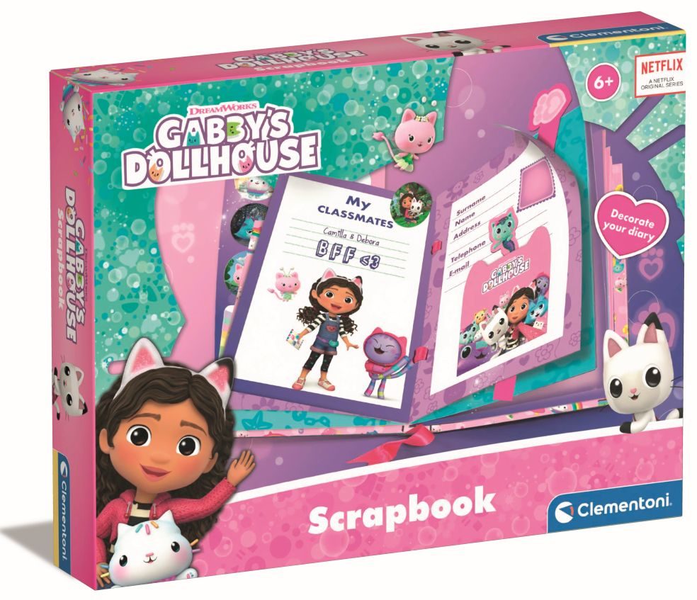 Gabby's Dollhouse Plakboek met Kralen en Tekenpapier