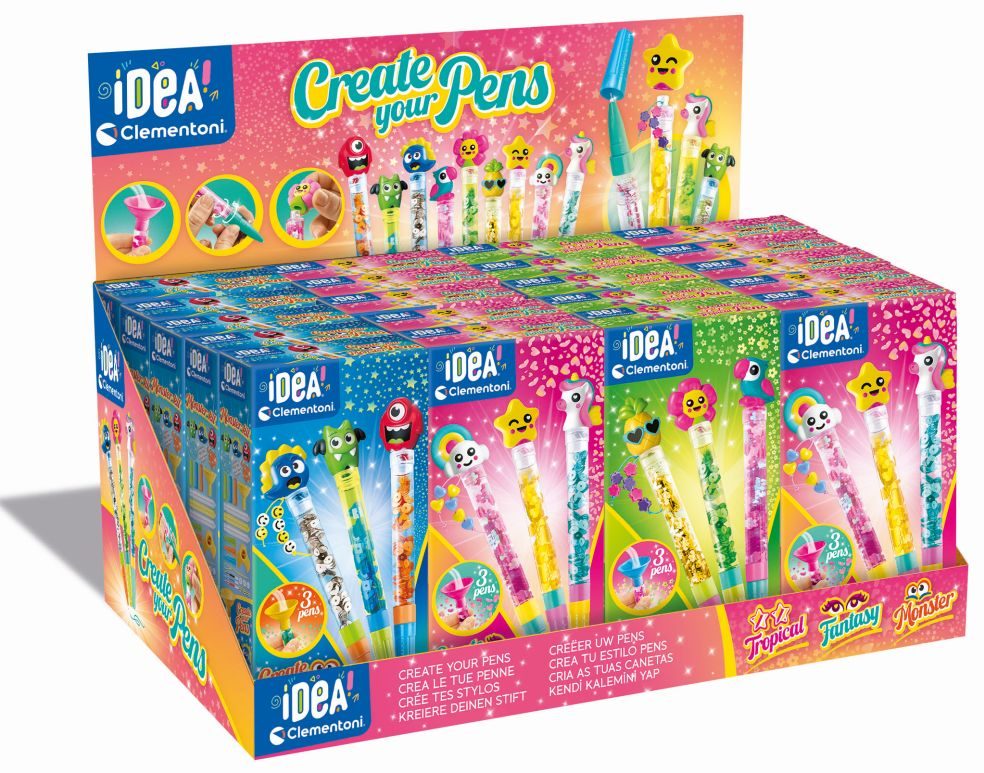 Clementoni - Display Petit Stylo Lab (24 pièces)