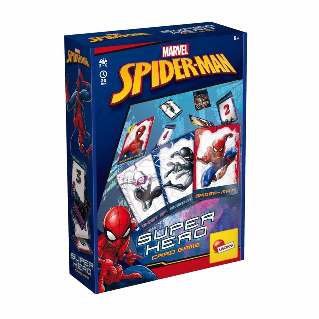 Spider-Man Super Hero Kaartspel in Display