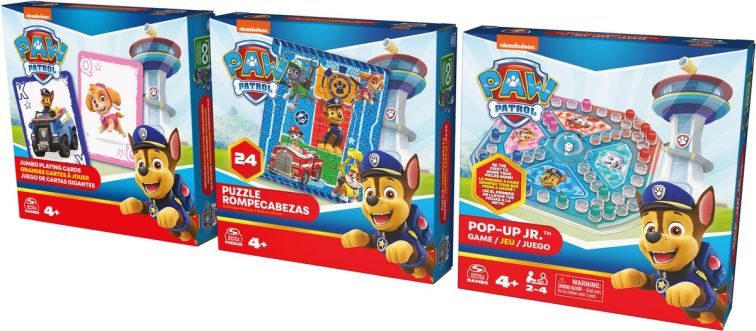 PAW Patrol 3-pack Spellenbundel: PopUp & Jumbo Card Game