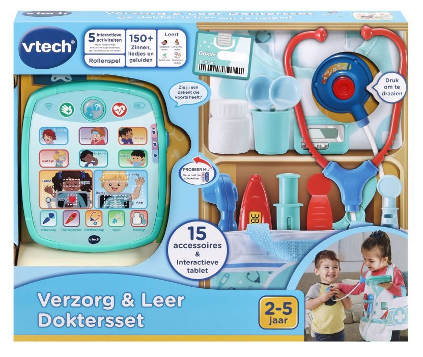 Verzorg & Leer Doktorset voor Kinderen - Speelgoedset