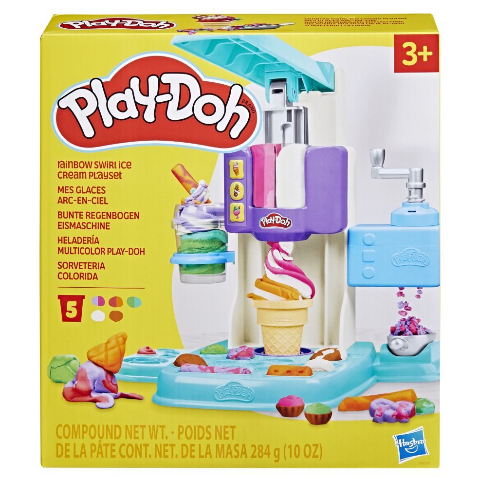 Play-Doh Set de Fabrication de Glaces Arc-en-Ciel