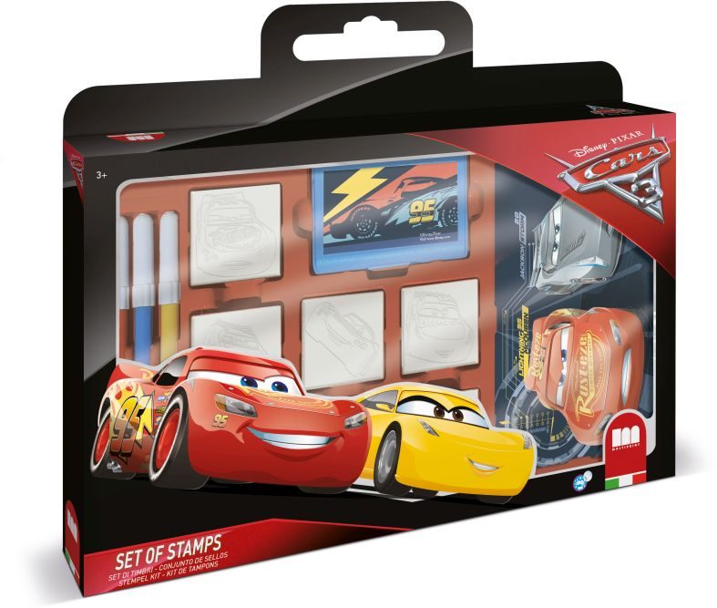 Tampons Cars 3 - Ensemble de 7 pièces amusantes
