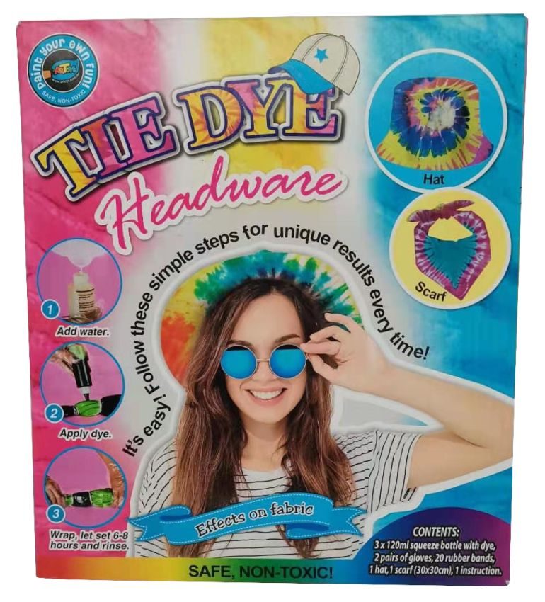 Tie Dye Fashion Headware Set - 3x120ml Knijpflesjes