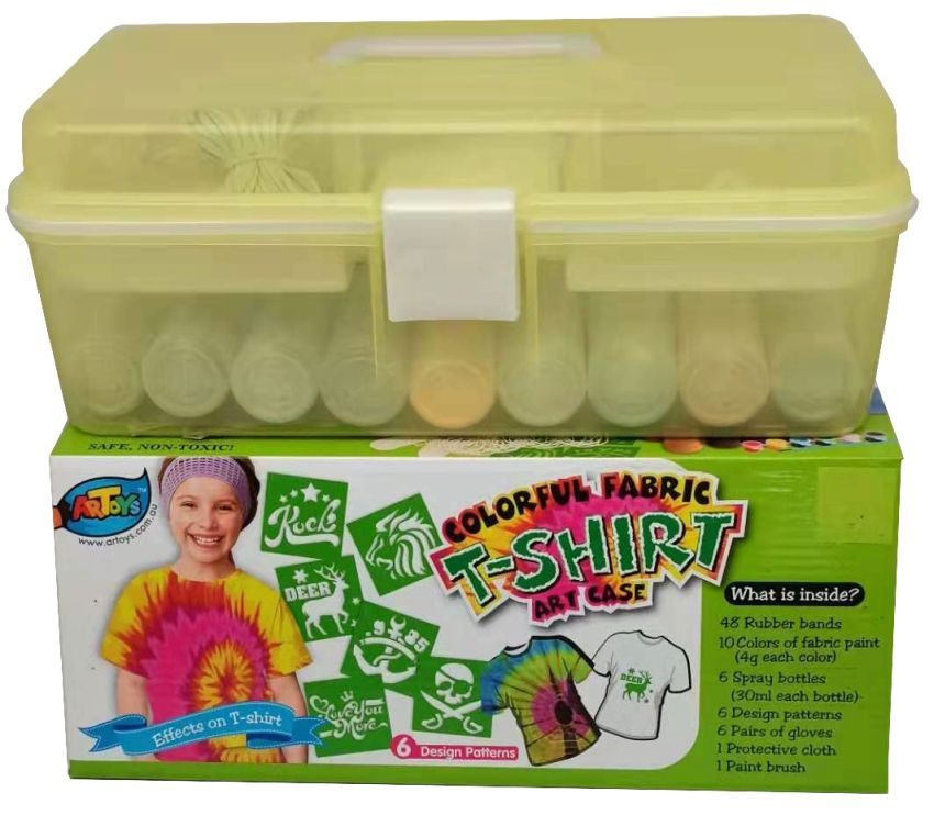 Tie Dye Fashion Box - 10x80ml Knijpfles Set voor Creativiteit