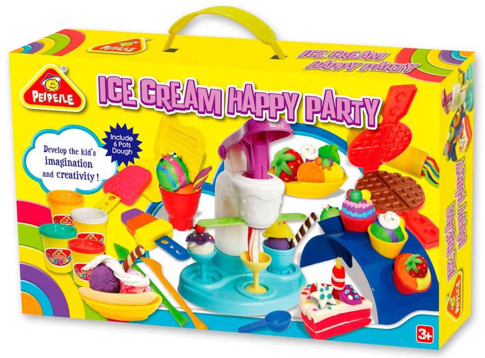 Ice Cream Happy Party - Creatieve Klei voor Kinderen