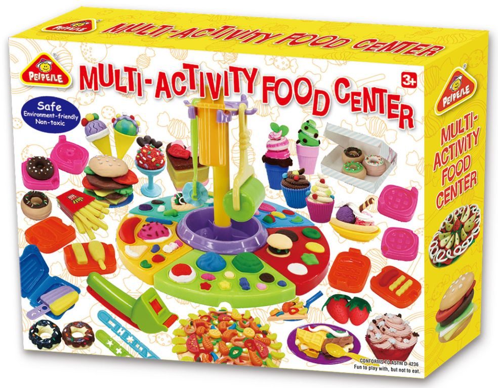 Set de jeu alimentaire en pâte à modeler multi activités