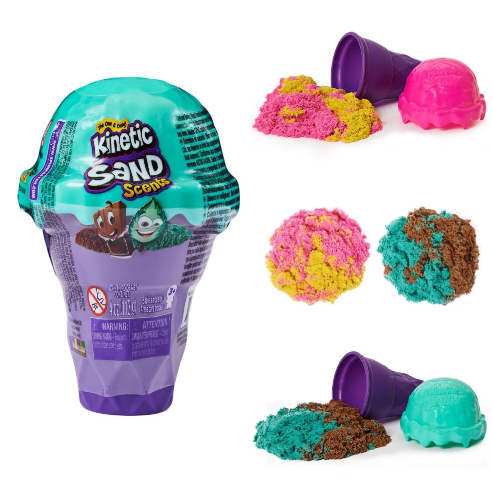 Kinetic Sand IJsje Container - 12 Stuks Display 113g