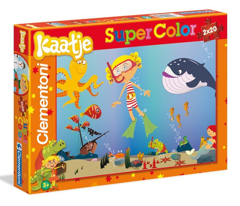 Puzzel Kaatje - Set van 2 x 20 stukjes