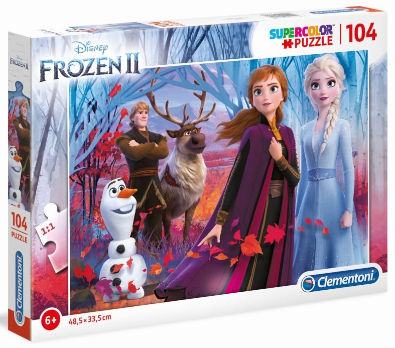Frozen 2 Puzzel - 104 Stukjes voor Plezier en Creativiteit