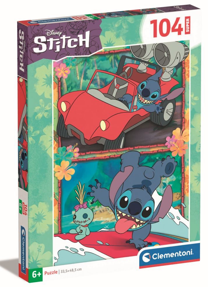 Pzl Super 104 Puzzle Stitch Disney - Amusement garanti!