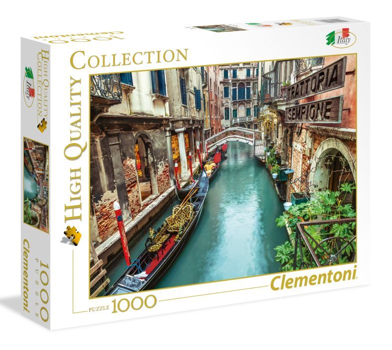 Puzzel 1000 stukjes - Italiaanse Collectie Venetië Canal