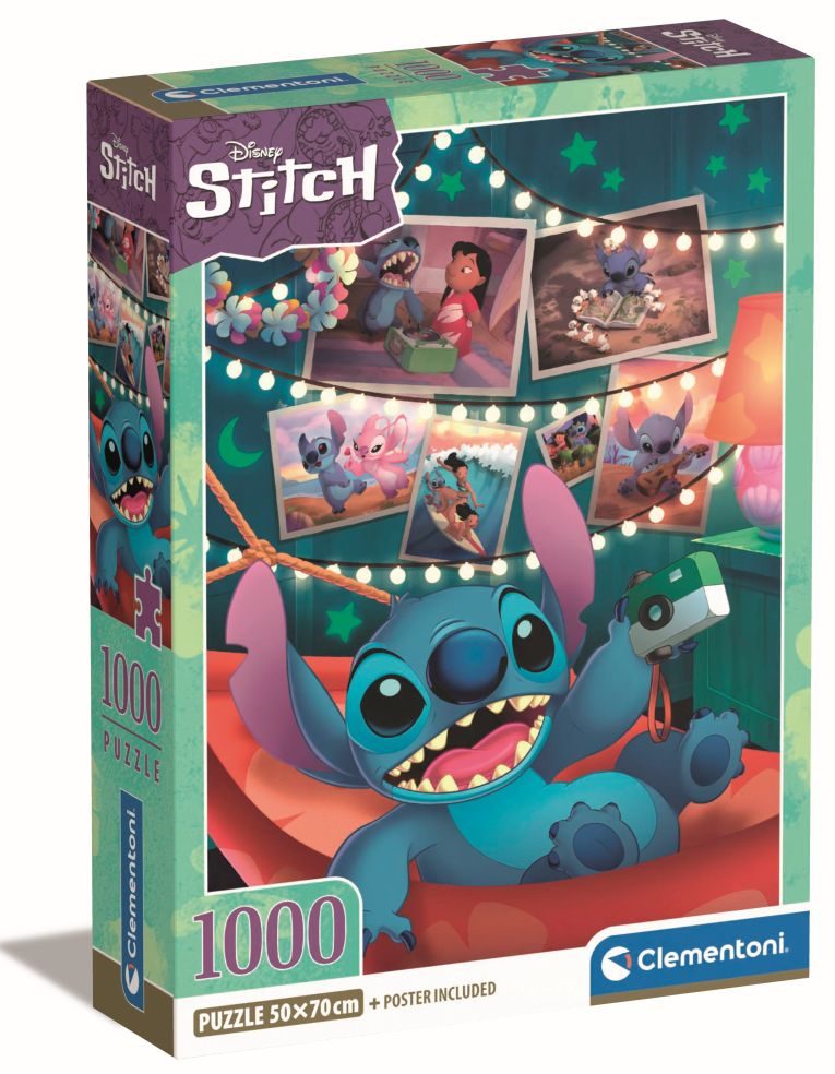 Disney 1000 Stukjes Puzzel - Stitch Thema