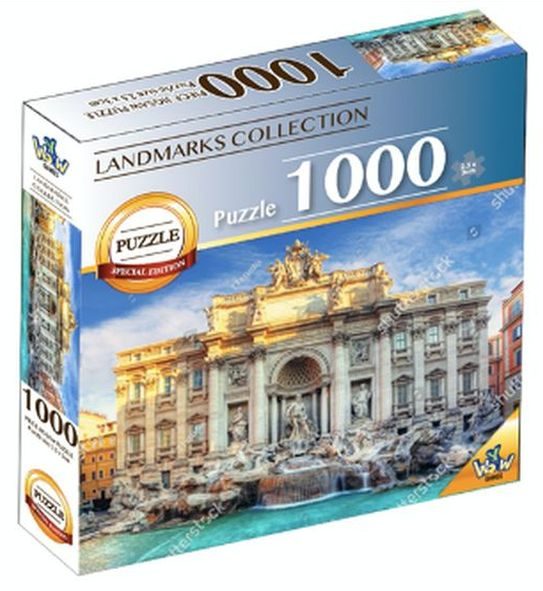Puzzel 1000 pcs - Fontaine de Trevi, Monuments du Monde