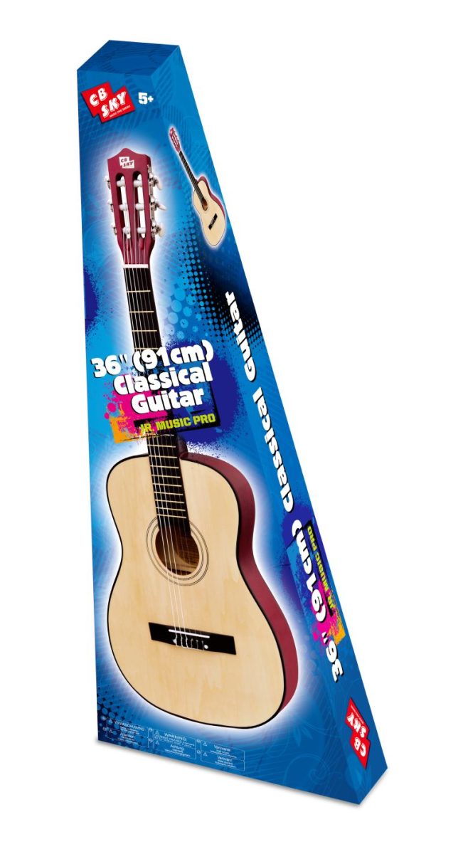 Klassieke gitaar 91 cm - Naturel, perfect voor beginners