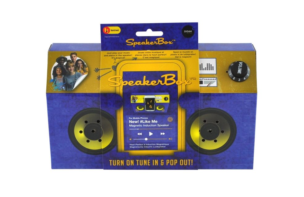Muy Pop Speakerbox - #like me voor een trendy geluidservaring
