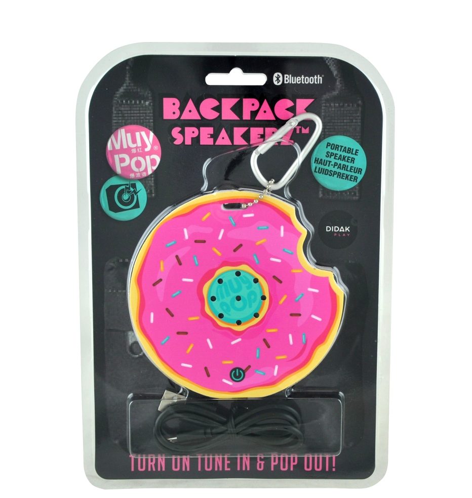 Muy Pop Rugzak Speaker - Donut Design