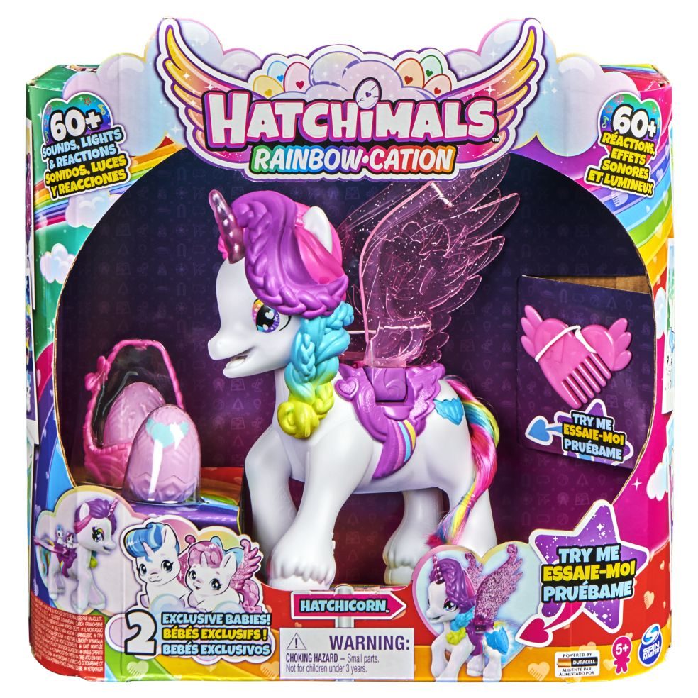 Hatchimals Rainbowcation - Licorne aux Ailes Magiques