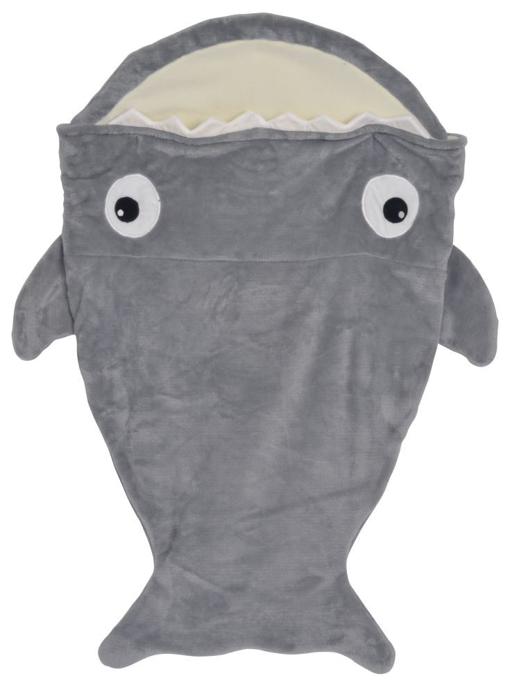 Slaapzak Grijze Haai - 91x58 cm voor Kinderen