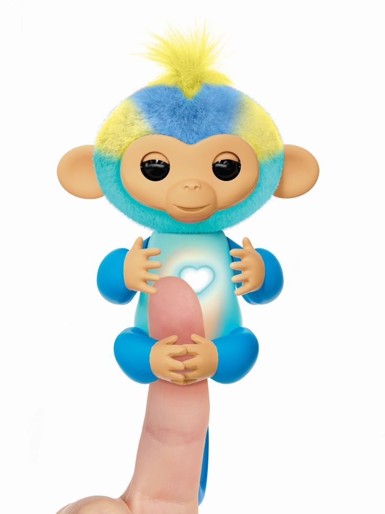 Fingerlings 2.0 Leo - Blauwe Aap met Interactieve Functies