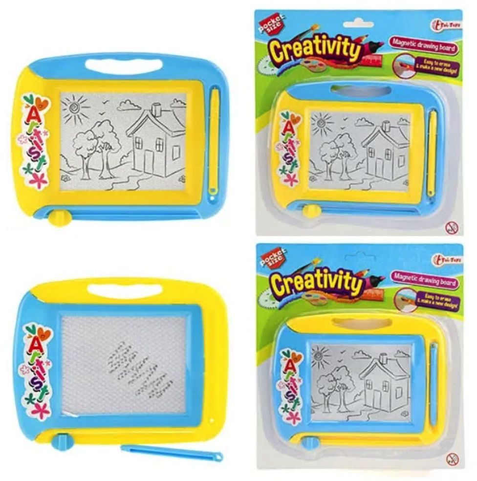 Tableau magnétique mini Creativity avec stylo - 2 assortis