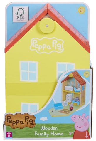 Peppa Pig Houten Familiehuis met Figuren en Accessoires