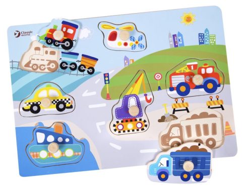 Casse-tête de la circulation 30x21 cm - Amusement éducatif