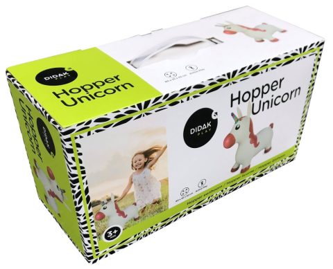Hopper Eenhoorn Bouncer - 57x23x47 cm, Speelplezier voor Kinderen