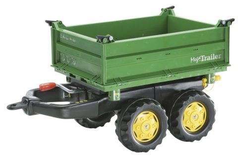 Rolly Toys MegaTrailer - grün, 3-seitig kippbar