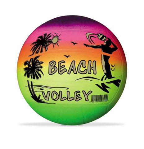 Ballon de volley Rainbow 21,6 cm - Couleurs vives et fun