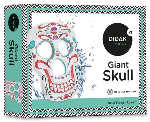 Didak Pool Luftmatratze Giant Skull - 165 x 125 cm