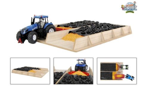 Kids Globe bunker silo 1:32 - wood, 46 x 38 x 5 cm