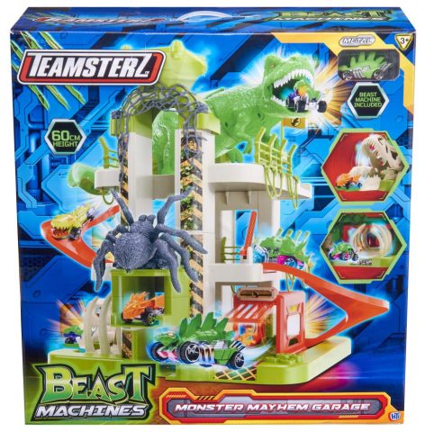 Teamsterz Monster Mayhem Garage 60 cm - mit 1 Die-cast-Auto