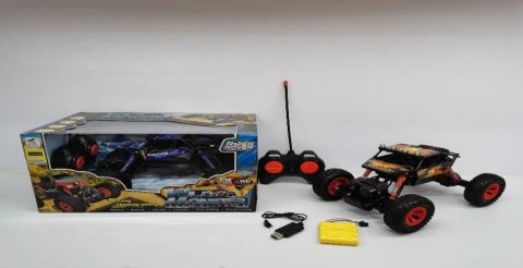 RC 1:18 Rock Climbing Wild Monster - Offroad Avontuur in Zwart of Blauw