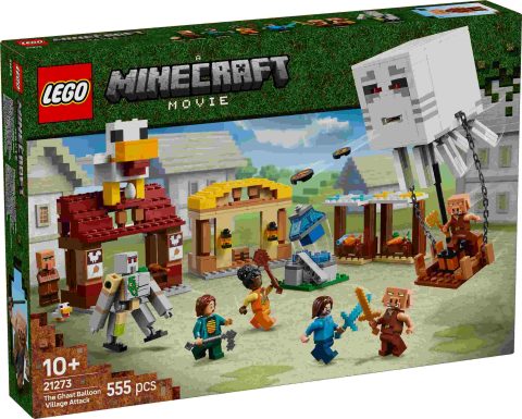 LEGO Minecraft - Attaque de Ballon Ghast au Village