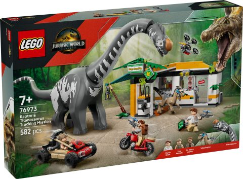 LEGO Jurassic World 76973 - Raptor- und Titanosaurus-Verfolgung