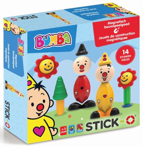 Stick-O Bumba - magnetisches Bauspielzeug, 14 Teile