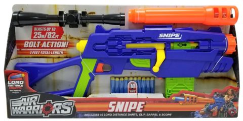 Buzz Bee Air Warriors Snipe - Dartblaster mit 10 Darts