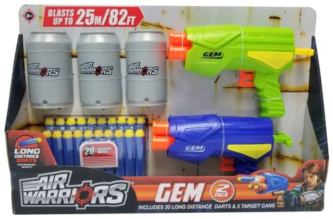 Buzzbee Gem 2PK avec 3 canettes et 20 fléchettes LD