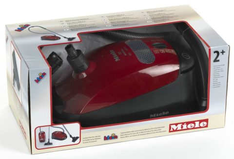 Theo Klein Miele Spielzeugstaubsauger - rot, mit Sauggeräusch