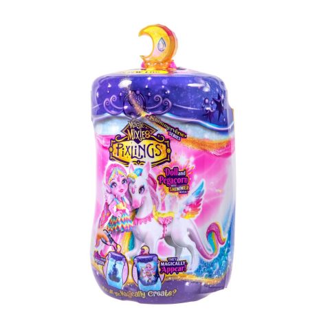 Magic Mixies Pixlings Unia - Puppe 16,5 cm mit Pegacorn