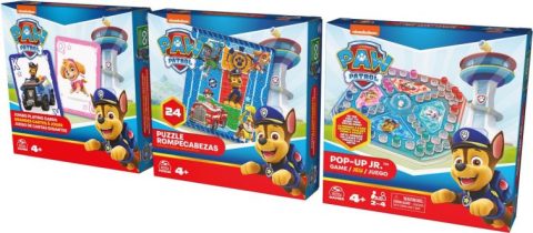 PAW Patrol - Pack de 3 jeux: PopUp et Jumbo Cards