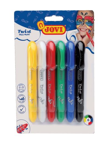 Twist Make-up - 6 unités de couleurs assorties