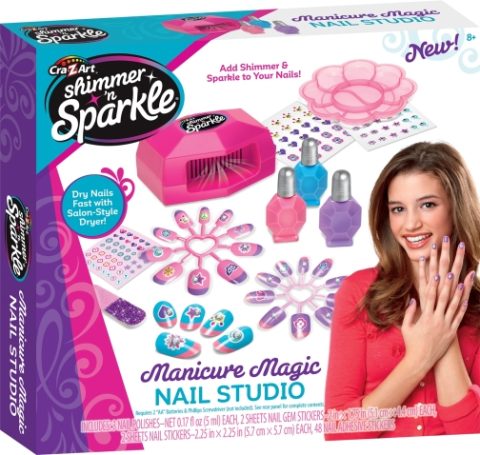Shimmer 'n Sparkle Manicure Magic Nail Studio - Nagelset