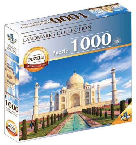 Puzzle 1000 pièces - Merveilles du monde : Taj Mahal