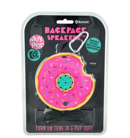 Muy Pop Backpack Speakerz donut - portable Bluetooth speaker