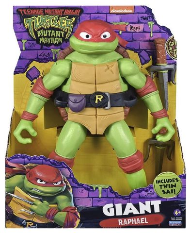 TMNT Mutant Mayhem Giant Raphael - mit zwei Sai